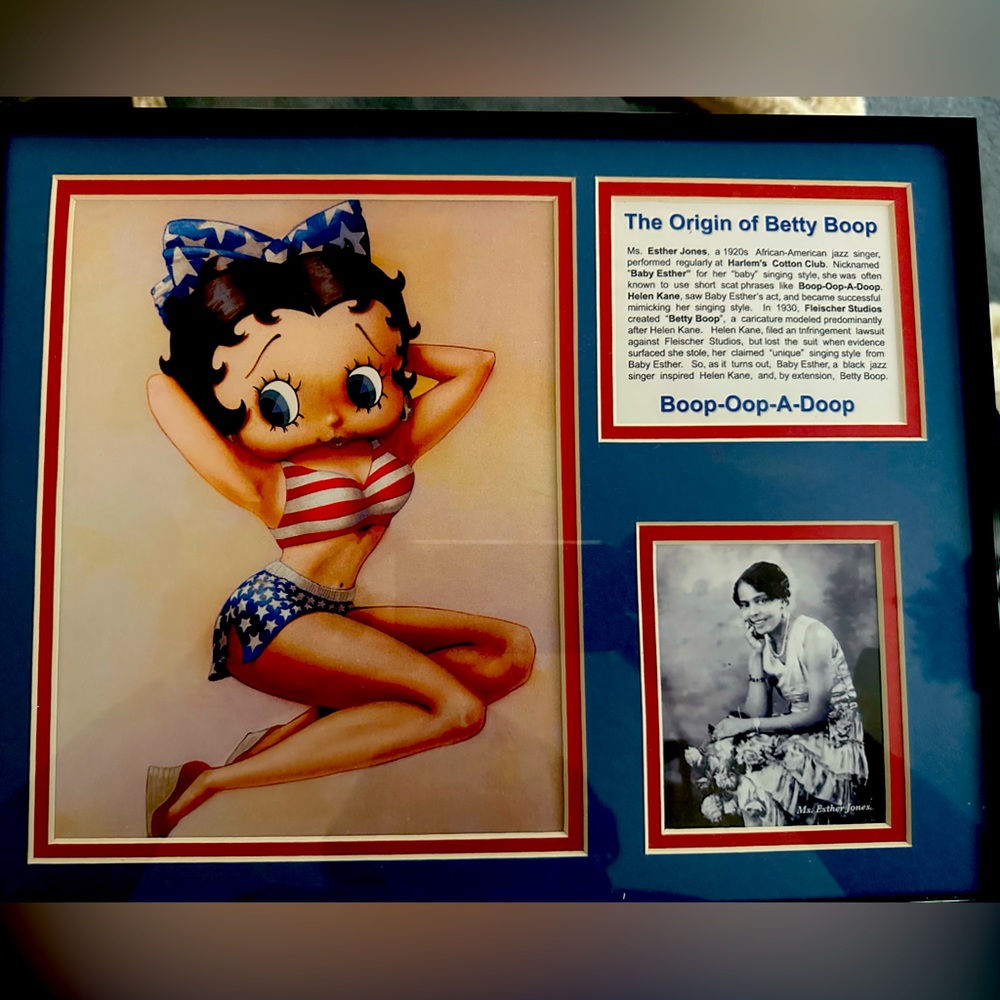 Betty Boop Framed Artwork